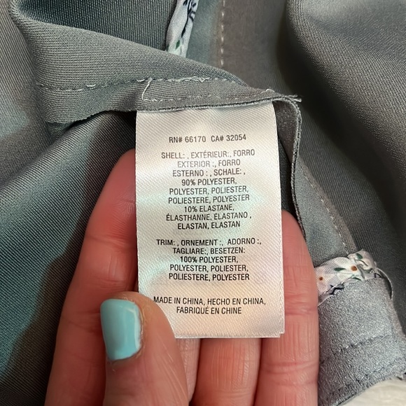 By Anthro Faux Suede Slate Blue Moro Jacket - Picture 7 of 7